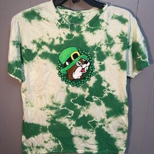 Green Tie-Dye Short Sleeve Tee
